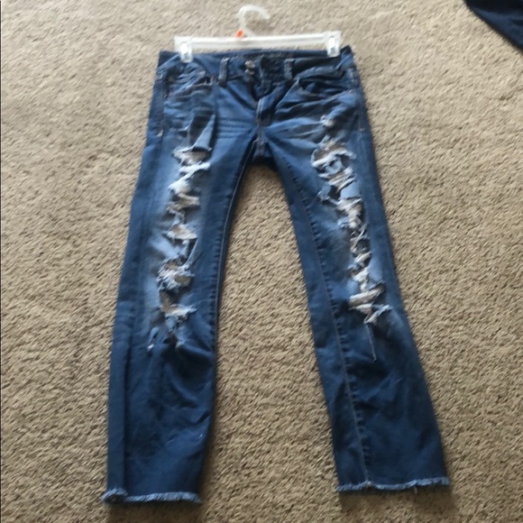 American Eagle Outfitters Denim - American Eagle cropped skinny jeans
